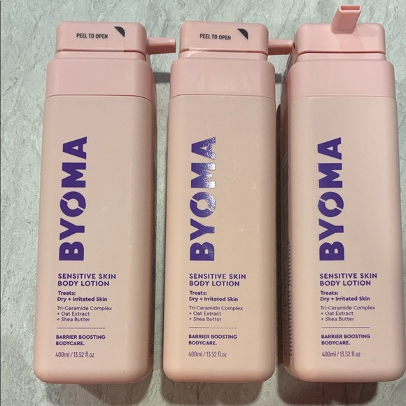 New Set of 3 Byoma Sensitive Skin Body Lotion - Picture 1 of 2